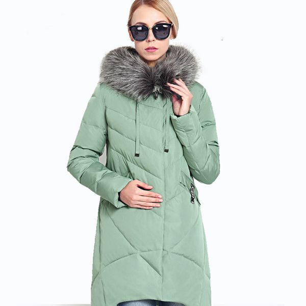 

2019 new winter jas women glitter plus size hooded long women winter jas hooded fat biological -down parka docero, Black