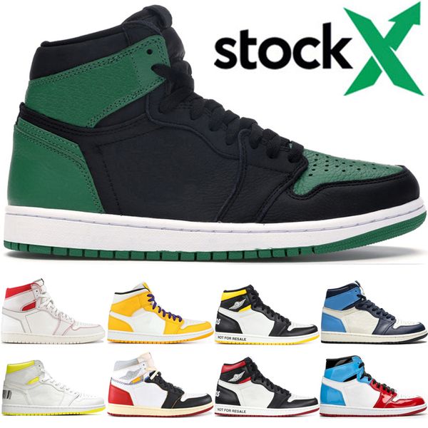 

горячие продажа 1 high бесстрашный обсидиана mens basketball обувь spiderman unc 1s чикаго turbo green men спорт кроссовки 36-46