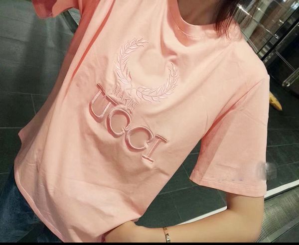 

2019 women brand t hirt ummer tyle brand hirt lady t hirt clothe plu ize wome hort leeve t gf06