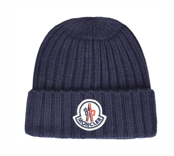 

fashion m0ncierr luxury designers winter brands men beanie bonnet women casual knitting hip hop gorros pom-pom skull caps hair ball outdoor, Blue;gray
