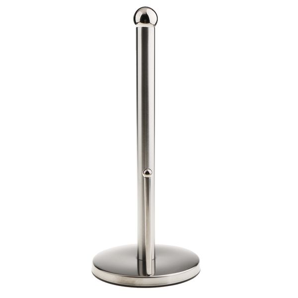 

non-detachable stainless steel toilet paper holder kitchen roll tissue stand