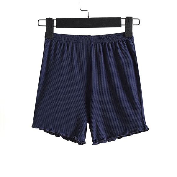 

2020 anti-lightening female summer shorts fungus threaded cotton non-crimped tight women, White;black