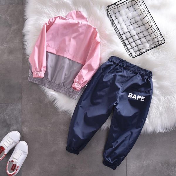

boys girls kids 2 pieces set children summer fashion casual sportsuits huj