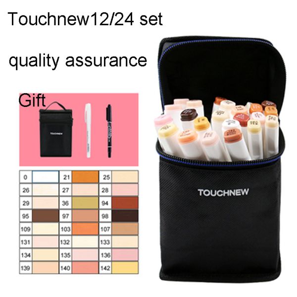 

touchnew markery 12/24/30/60/80 colors artist dual headed marker set manga design school drawing sketch markers pen art supplies