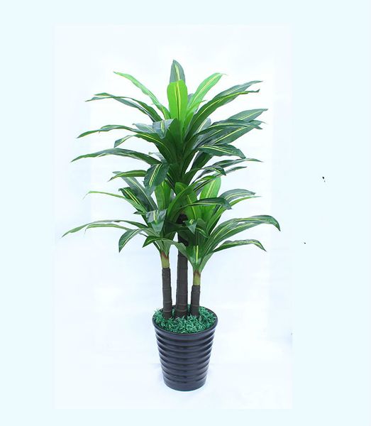 

new plastic fake trees 160cm 3 stems brazil iron wood trees greenery plants tropical artificial plants faux fake