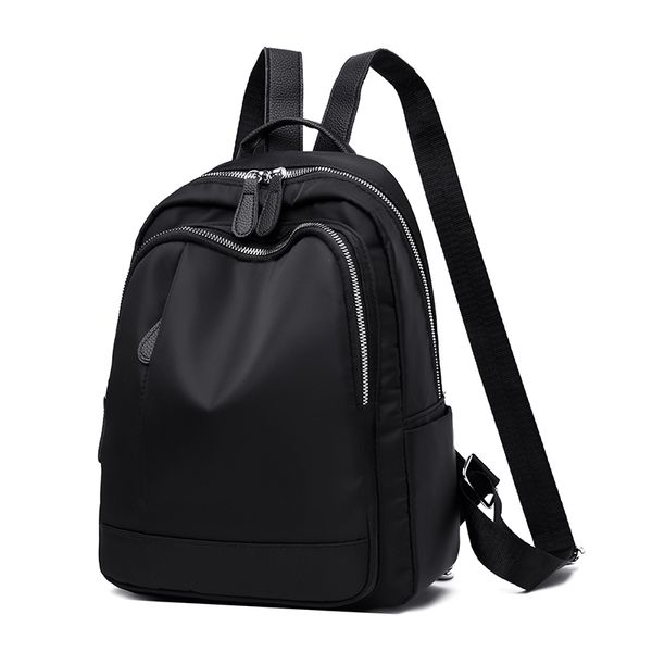 

womens nylon waterproof backpack female 2019 new korean small travel backpack casual multi-pocket student school bag