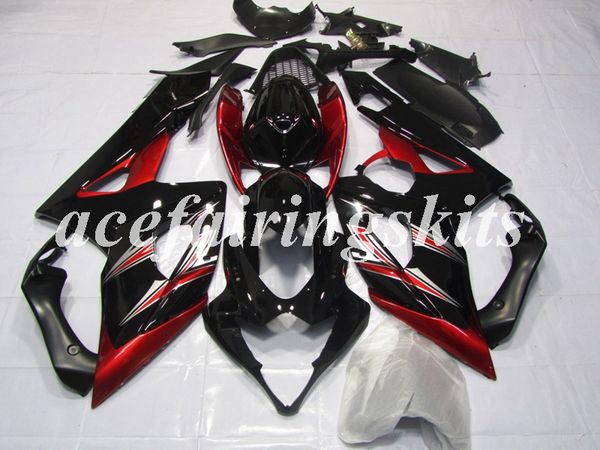 

4gifts new abs motorcycle full fairings kits fit for suzuki gsx-r1000 k5 2005 2006 05 06 bodywork set custom red wine