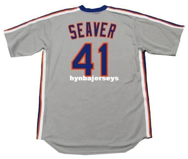 

custom tom seaver ny stitched 1983 throwbacks away baseball jersey retro mens jerseys shirt, Blue;black