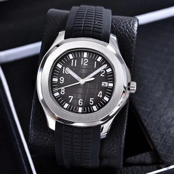 

2019 new luxury watch u1 factory mens watch nautilus automatic movement stainless steel bezel 40mm dial rubber strap male wrist watches, Slivery;brown