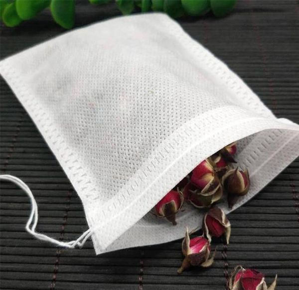 

eabags 5.5 x 7cm fabric empty scented tea bags with string heal seal filter for herb loose tea bolsas