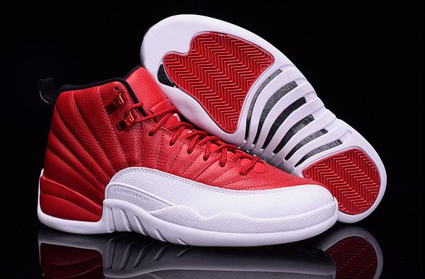 

12s shoes men ovo bred gym red black blue white beige green outdoor 12 basketball shoes sneakers full size