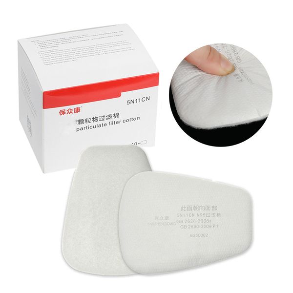 

Free Shipping 5N11 Filter Cotton Anti Spray Paint Dust-proof Anti-particles for 6100/6200/6800/7501/7502 Gas Mask Respirator
