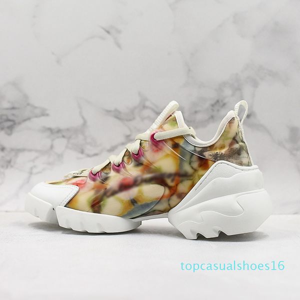 

brand 19ss connect horse hoof knitting casual shoes fashion white black khaki homme's designer sports shoes jogging womans sneaker t16