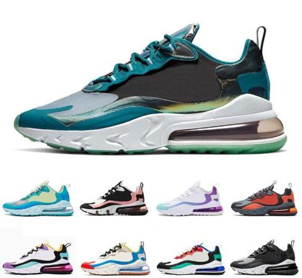 

stock x sea green react mens running shoes cream blue bleached coral bauhaus blue dusk purple hyper jade bright violet sports sneakers