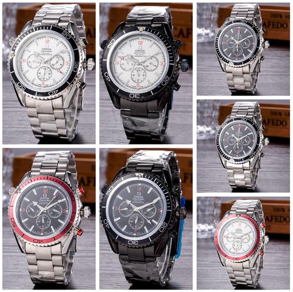 

-7 Модный роскошный дизайнер мужской женский или мужской омега женский мужской женский кожаный или стальной полосы часы