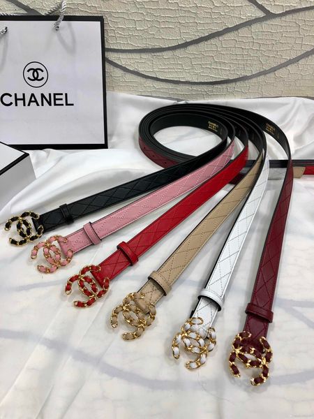 

2020 belt fashion casual business leather belt pearl six colors with box, Black;brown