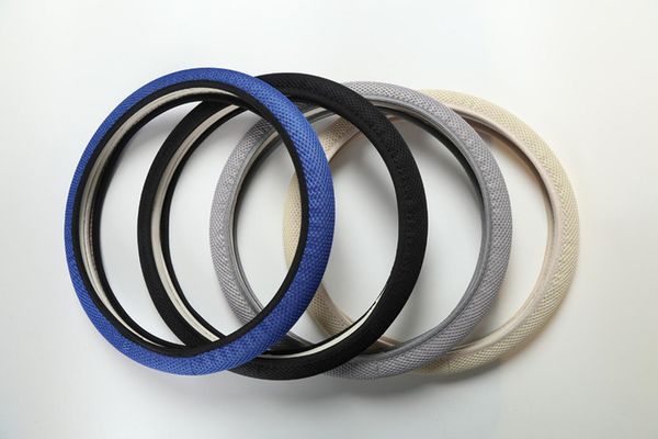 

1pcs car steering wheel cover with needlessleeve automobile handlebars elastic steering wheel diameter 38cm auto car accessorie