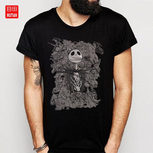 

men's t-shirts this is halloween jack t shirt, White;black