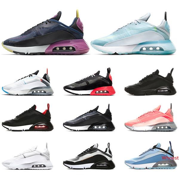 

2090 men women running shoes pure platinum duck camo bred triple black white 2090s mens trainer sports sneakers size 5.5-11