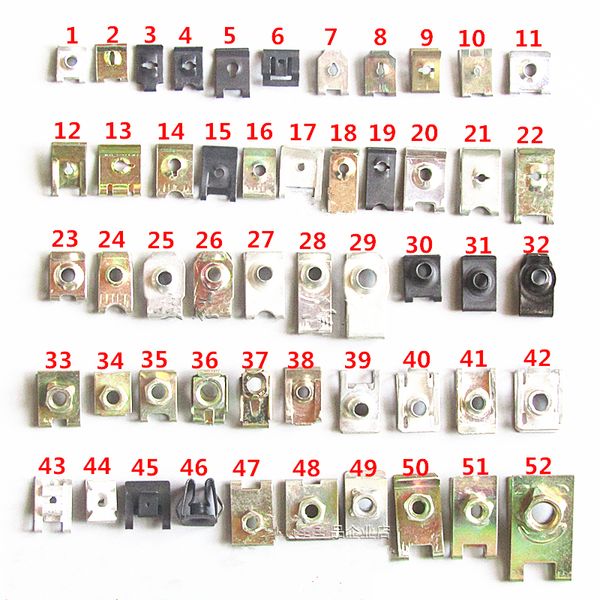 

20pcs автомобиль leaf board fender бампер self - саморез base metal fastener клип для все авто заклепки