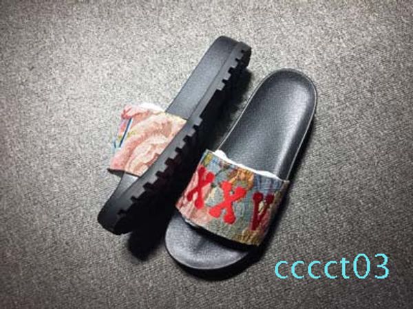 

beach sandals new designer slipper for men riped sandals coll causal non-slip summer huaraches slippers flip flops slipper ct03, Black