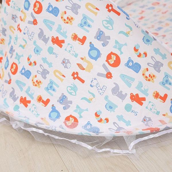 

baby mosquito net cradle bed foldable portable breathable and bottomless cover beach play tent with sun shade cloth for outdoors