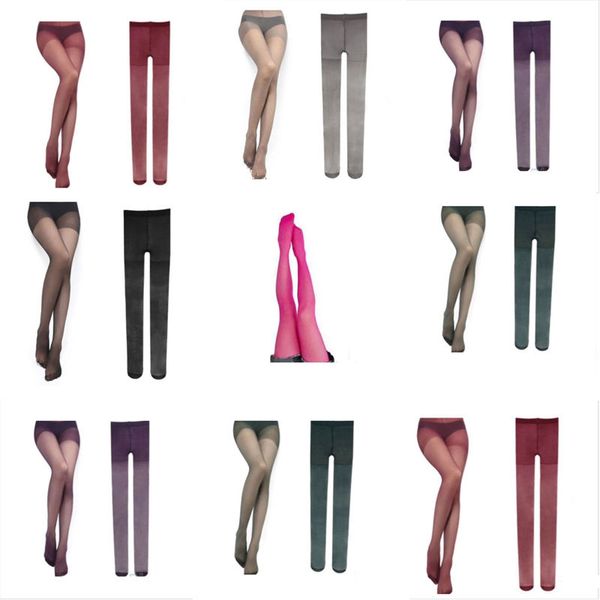 

20d women candy color fashion thin tights solid footed pantyhose seamless hosiery must-have, Black;white