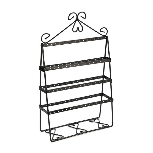 

earrings ear studs necklace jewelry display rack metal stand organizer metal stand holder display shelf jewelry, Pink;blue