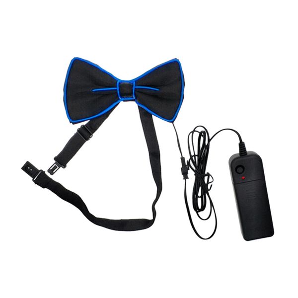 

men's and women's led luminous bow tie club party halloween, Gray