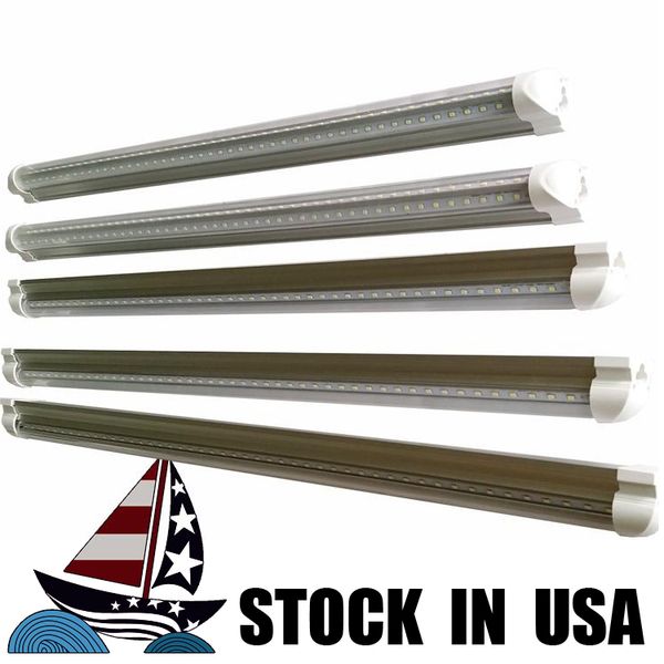 

охладительные огни светодиодные фонари t8 1ft 2ft 3ft 4ft 5ft 6ff интегрированные светодиодные легкие трубки ac 110-240v светодиодные трубки