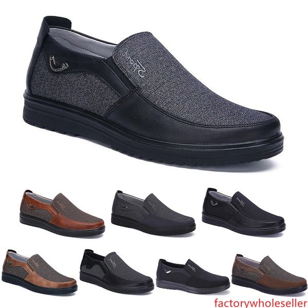 

2020 fashion men s casual shoes black navy brown wild flat shoes for any occasion outdoor jogging walking main14