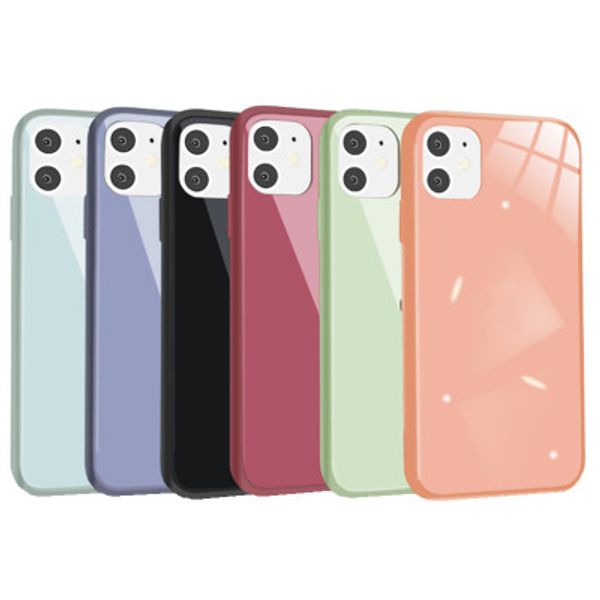 

shockproof tempered glass back cover for iphone 11 pro max 9h hardness 0.5mm thickness macalon glass shell