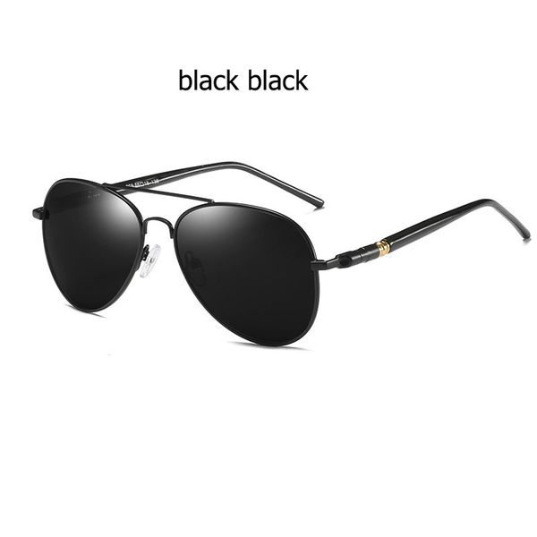 

2019 fashion polarized sunglasses men driving sunglasses man uv400 brand design sun glasses masculino 209, White;black