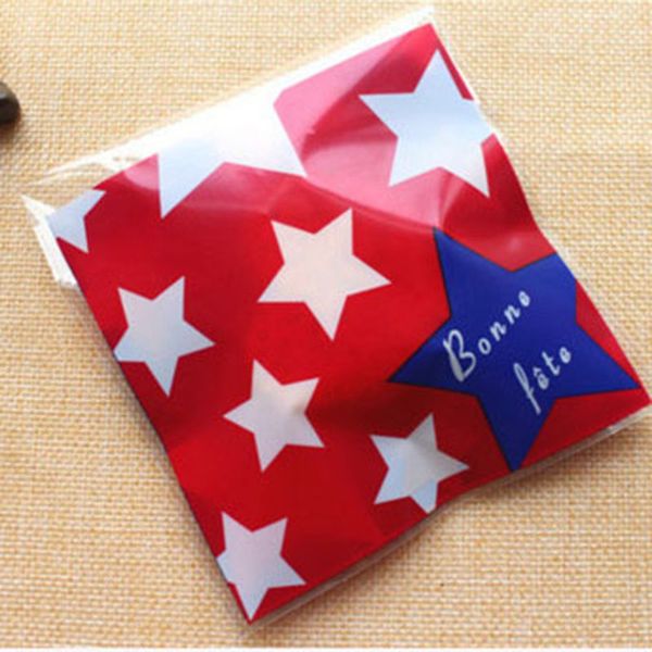 

100pcs 10cm party birthday decor gift packaging bags self adhesive gift bag wedding cookie candy cake package
