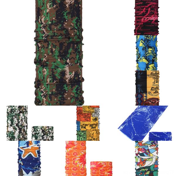 

41nao 3d seamless magic headband joker skeleton skull 3d scarf camo army tube neck warmer face mask scarf bicycle bandana animal scarf headw, Black