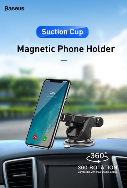 

baseus telescopic car phone holder for iphone cell mobile phone windshield dashboard suction cup car mount magnetic holder stand