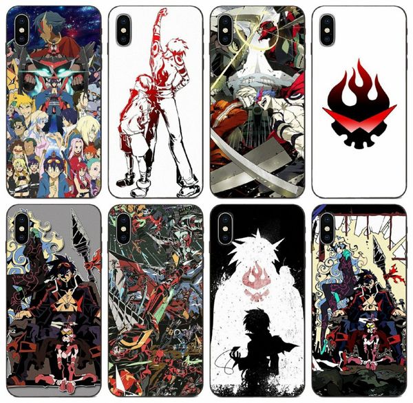 

[tongtrade] comics manga caricature tengen a gurren lagann case for iphone 11 pro max x xs xr 8 7 6s 5s plus samsung a6s honor 20 case