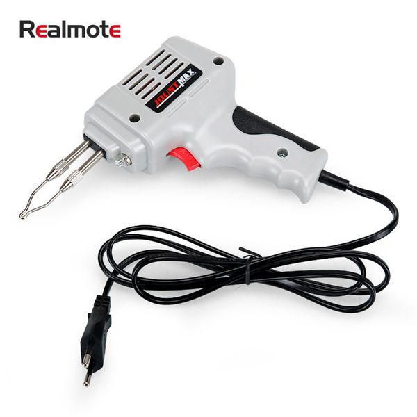 

realmote 220v 100w eu plug electric soldering iron kit fast welding gun set