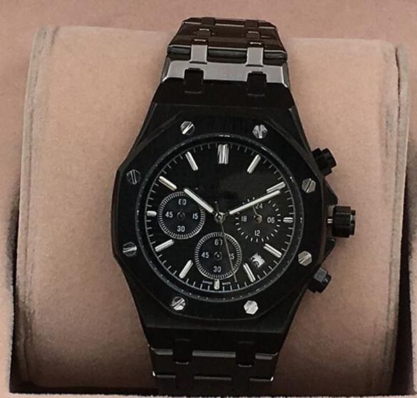 

2019 новая мужская мода классический стиль 42 мм из нержавеющей стали полнофункцион