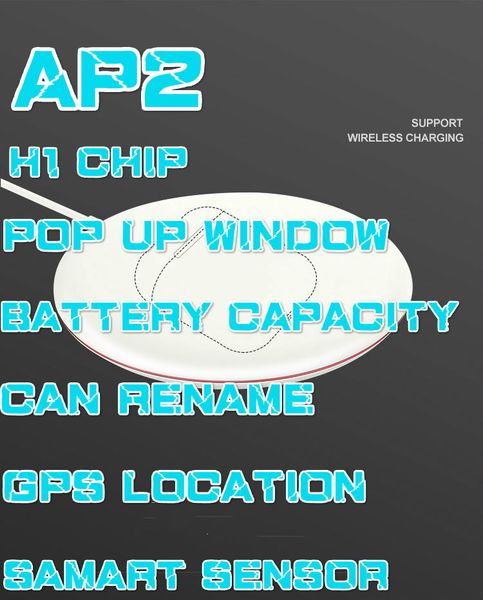 

With mart en or tw 2nd h1 chip bluetooth wirele earphone renamed wirele charging ca e gp ear detection real battery pop up earbud