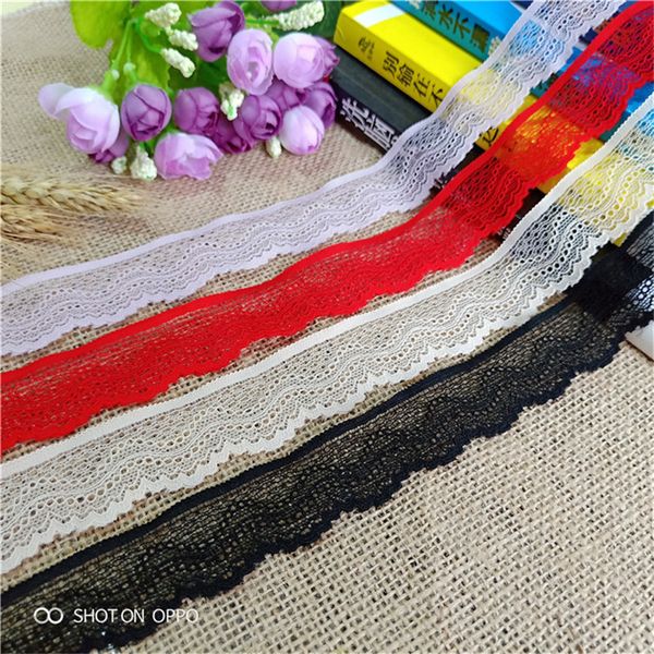 

бесплатная доставка 1 метр 2.8cm ширина шампанское желтого красочные thread цветок чистого платье уравновешивание шнурок вышивка кружево акс, Black