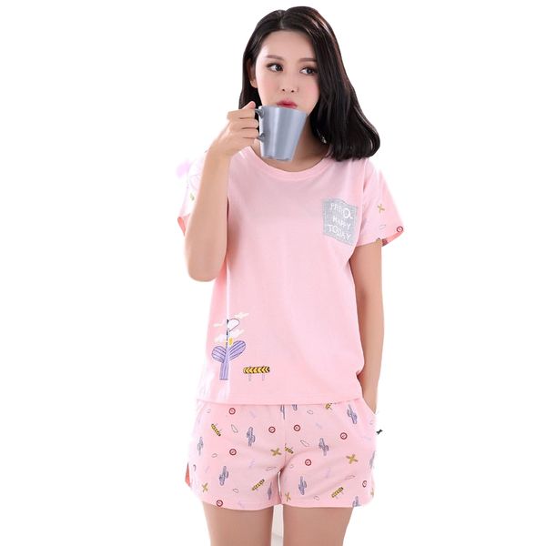 

summer 2018 new fashion women pajamas turn-down collar sleepwear 2 two piece set shirt+shorts striped casual pajama set, Blue;gray