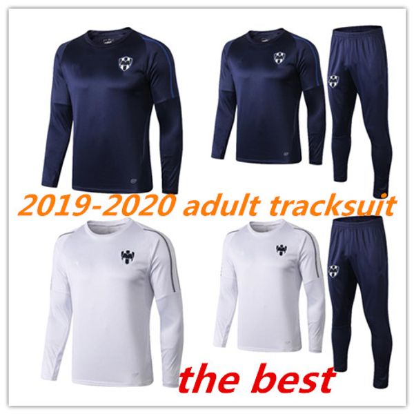 

19 20 monterrey tracksuit d.pabon r.funes mori football shirt 2019 monterey jersey training wear size can be mixed batch, Black