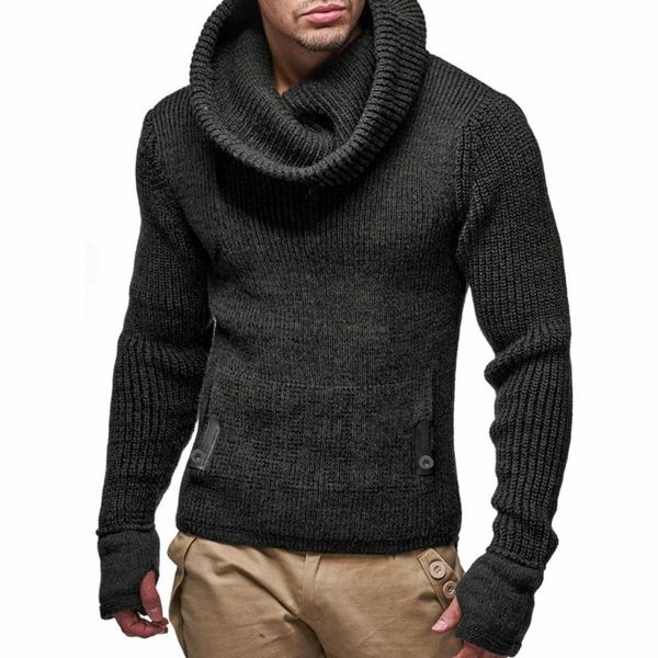 

mens long slim high collar pullover sweater knitted jumper blouse sweater men pull homme hiver sueter hombre man clothes, White;black