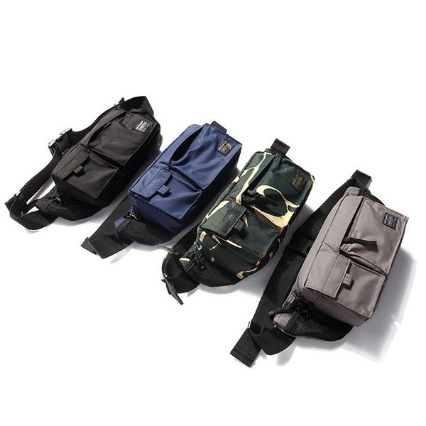 

casual men waist packs bags oxford material travel phone shoulder belt bag pouch black more pockets hip pack bag