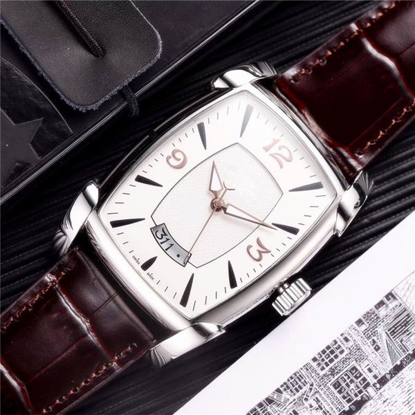 

xy factory kalpa series luxury mens watches imported automatic mechanical genuine leather strap luxury waterproof wristwatches, Slivery;brown