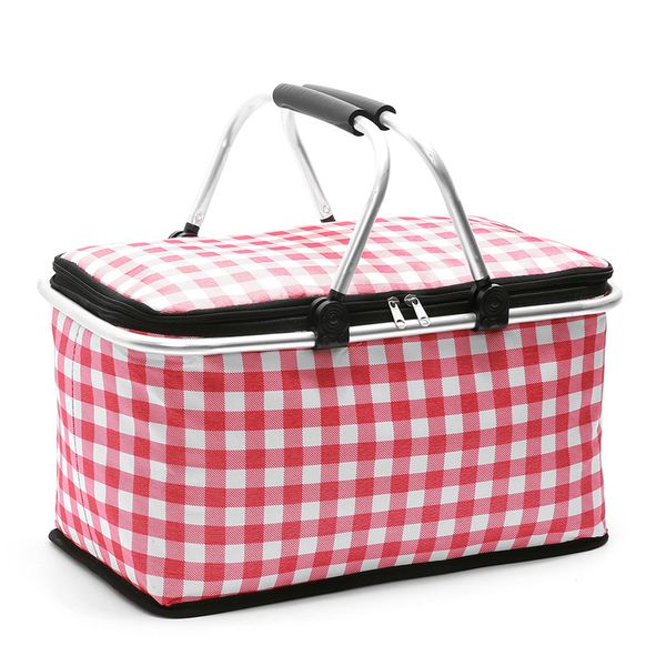 

lixada 29l foldable insulated bag cooler lunch tote thermal bento bag outdoor camping bbq picnic freshness cooler