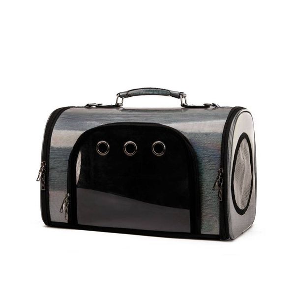 

travel bubble shoulder bag pet puppy travel carriers mesh breathable carrier for cat dog