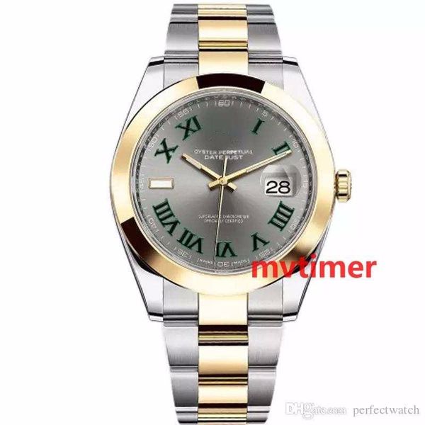 

Luxury watch aaa quality 41mm date teel ro e gold mechanical auto dial character watche men 039 watche