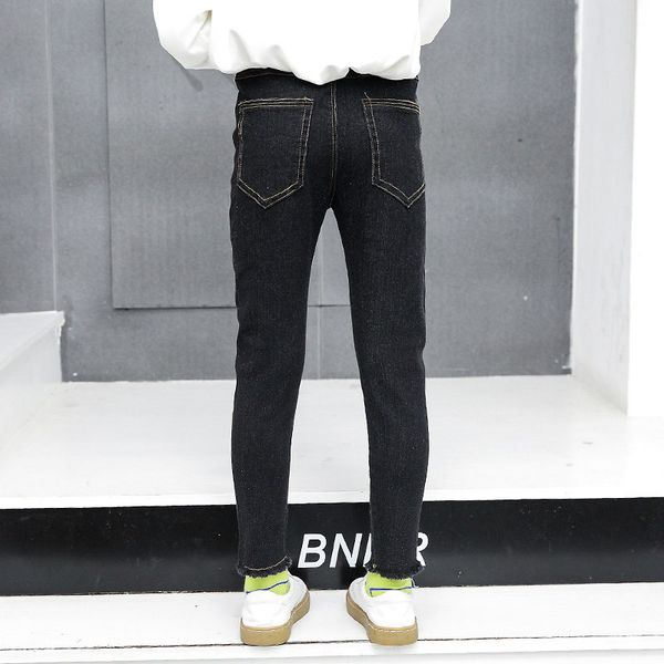 

Girl of 12 Years Jeans Black Color Girl Jeans Kids Autumn Spring Kids Jeans For 4 5 7 9 11 13 14 Years Teenage Clothes